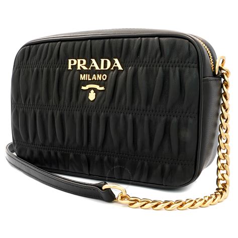 prada bandoliera leather crossbody bag.